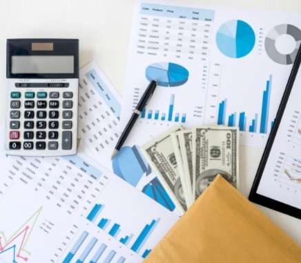 finance, laptop